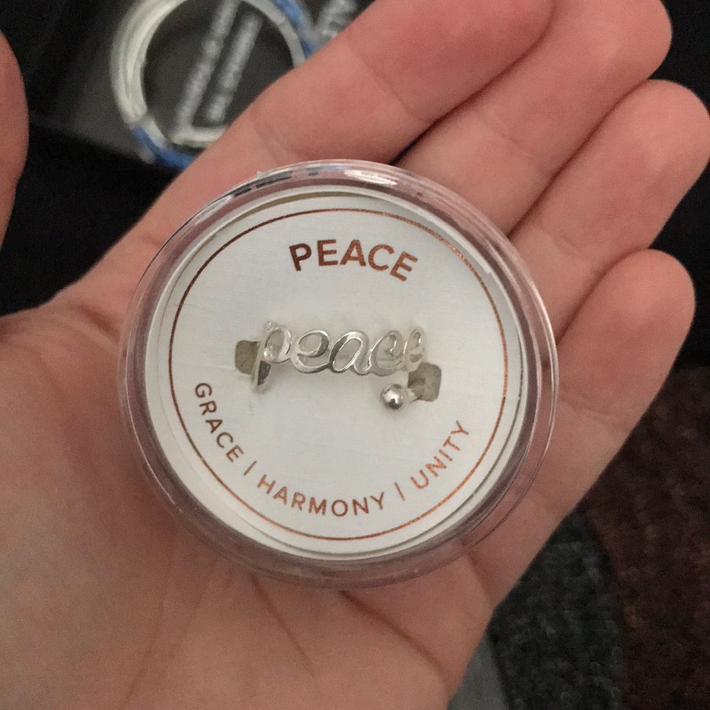 alex and ani peace ring